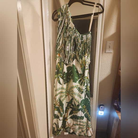 FARM Rio Tropical Forest Frienged Midi Dress - Picture 8 of 16